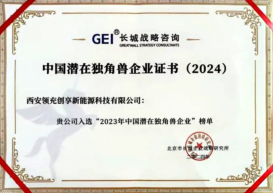 公司已投項目領(lǐng)充創(chuàng)享成功入選“2023年中國潛在獨(dú)角獸企業(yè)”榜單